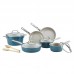 Ayesha Curry Porcelain Enamel Nonstick Non-Stick Cookware Set AYCR1051